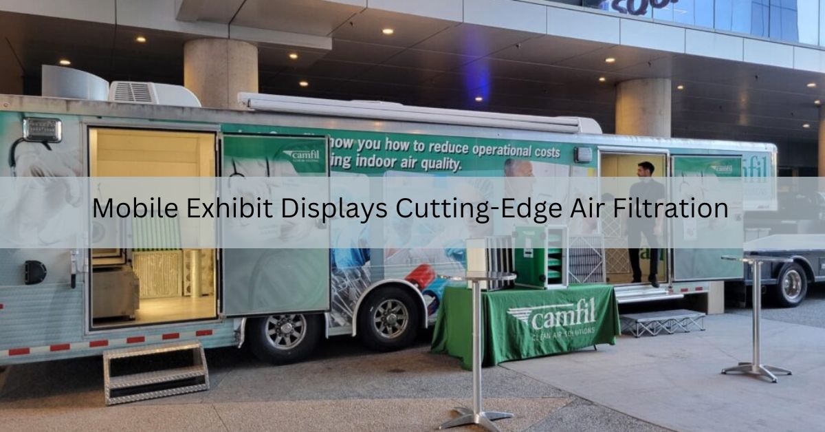 mobile exhibit displays cutting-edge air filtration