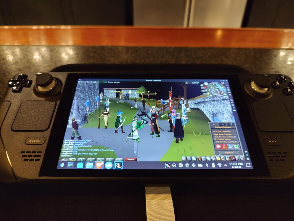 User Experience with RuneLite Beta on Mobile: